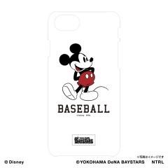 �y�A�E�g���b�g�zMICKEY MOUSE�~���lDeNA�x�C�X�^�[�Y iPhone�P�[�X(BASEBALL) iPhone7/8/SE/X/XS�p �z���C�g ���b�s���O�s��