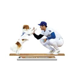 ��J�ĕ� �h�W���[�X�O�b�Y DECOY(�f�R�s��)&SHOHEI �X�`�����X�^���h�i�X�^���f�B�[�jShohei & Decoy Photo Standee Desktop Display ��