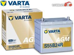 VARTA �_�C�i�~�b�N AGM �o�b�e���[ S55B24R VARTA Dynamic AGM �n�C�u���b�h�ԕ�@�Ή� KBL ��������