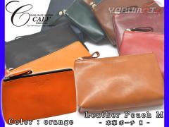 CALF �J�[�t �{�v ���U�[�|�[�` M�T�C�Y �I�����W orange ���{�� �ʒ����� ��v �������� ��v Leather �� ��������