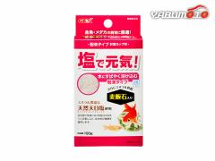 GEX 塩で元気 100g 観賞魚用品 水槽用品 コンディショナー金魚 メダカの飼育に最適