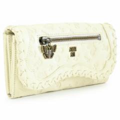 展示品箱なし アナスイ 財布 長財布 アイボリー ANNA SUI 316530-07 レディース 婦人