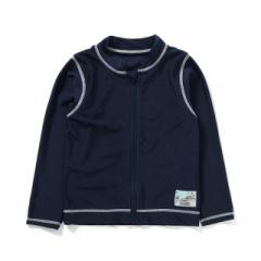 ラッシュガード ネイビーブルー ラッシュガード 水着 長袖 紫外線対策 水泳 体育 学校 KSP0808