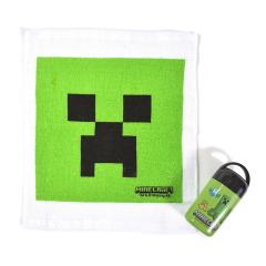 抗菌ケース付 おしぼりセット Minecraft おしぼりタオル 遠足 運動会 行楽 ピクニック ケース付 ハンドタオル 子供 KSP2100300
