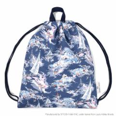 LAURA ASHLEY ナップサック キルティング Riviera 子供用 ナップサック 巾着 体操着入れ 小学生 子供 キッズ お着替え袋 おしゃれ N04563
