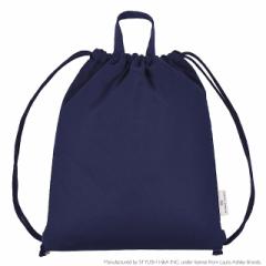 LAURA ASHLEY ナップサック キルティング DOGS with Royal Navy 子供用 ナップサック 巾着 体操着入れ 小学生 子供 キッズ お着替え袋 お