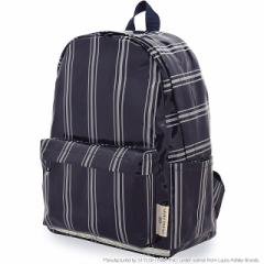 LAURA ASHLEY リュックサック(チェストベルト付き) Farnworth Stripe 子供用 小学生 キッズ 通園リュック 子供 かわいい 遠足リュック バ