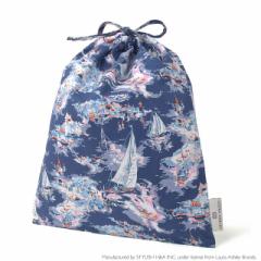 LAURA ASHLEY 巾着 大 体操服袋 Riviera 子供用 大 体操服袋 体操服入れ ナップサック 体操着入れ 体操着袋 巾着袋 大 お着替え袋 小学生