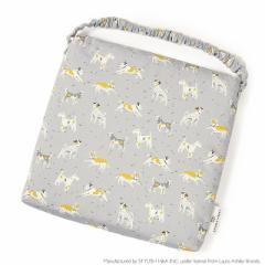 LAURA ASHLEY ざぶとん キルティング DOGS 子供用 座布団 子供用 幼稚園 小学校 子供 学校用 座布団 ゴム付き 小学生 入園 キッズ N38847