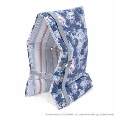 LAURA ASHLEY 防災頭巾 (椅子固定ゴム付き) Riviera 子供用 防災頭巾 小学生 幼児 防災ずきん 防空頭巾 ぼうさいずきん 学校 用 座布団 