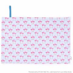 LAURA ASHLEY レジャーシート Pretty Flamingo 子供用 幼稚園 レジャーシート 一人用 子供 遠足 おしゃれ コンパクト 防水 一人用 ピクニ