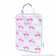 LAURA ASHLEY タブレット・パソコンケース (11インチ) Pretty Flamingo 小学生 ランドセル 11インチ 汎用 縦型 タブレットケース インナ