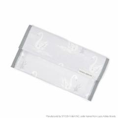 LAURA ASHLEY 抗菌マスクケース ダブルポケット Swans ND203400 カラフルキャンディスタイル