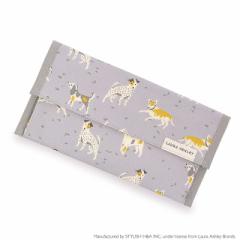LAURA ASHLEY 抗菌マスクケース ダブルポケット DOGS ローラアシュレイ ND203800 カラフルキャンディスタイル