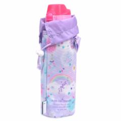 水筒カバー ラージタイプ 撥水・軽量タイプ ユニコーンファンタジー 子供用 水筒カバー ショルダー 子供 ラージ 水筒 カバー 肩掛け 水筒