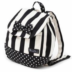 ベビーリュック wide stripe(twill・black) (1 歳 2 歳 リュック 赤ちゃん ベビーリュックサック 赤ちゃん ベビー 新生児 出産祝い ギフ