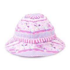 ベビー帽子 ハット レースチュールとメリーゴーランド(ピンク)(赤ちゃん ベビー 出産祝い女の子) B20017 カラフルキャンディスタイル
