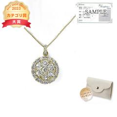 �l�b�N���X ���f�B�[�X �_�C�������h �抪�� 1.0ct �_�C���l�b�N���X 18K �ӕʏ� K18 18�� �y���_���g �V���v�� �_�C�� �_�C�������h�l�b
