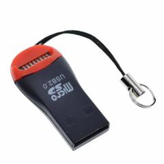 USB2.0-Micro SD/TF T-Flash J[h[_[/C^[ USB2.0 PC/notebook  PCΉ ^CvC 32GB/512GBΉmFς ubN/