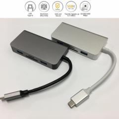 MacBookp USB-C 6in1 LAN&J[h[_[&USB3.0~2|[g nut &GIGAbit LAN&CXd|[gt 1000Mbps MKrbg LLAN 