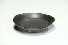 国産 墓参用品■陶器■仏具■限定■コイル型・コーン型・スティック型対応 黒 線香皿 直径110mm