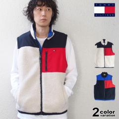 �g�~�[�q���t�B�K�[ �{�A�x�X�g TOMMY HILFIGER SHERPA VEST �V�F���p �t���[�X�x�X�g �����Y ���f�B�[�X 151AS574