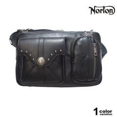 �m�[�g�� �V�����_�[�o�b�O Norton PU���U�[ �X�^�b�Y�t�� �{�f�B�o�b�O ���|�� �΂߂��� �����Y �o�C�J�[ �A���J�W [261N8501B]