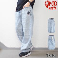 �l�X�^�u�����h �f�j���p���c NESTA BRAND �P�~�J�� �J�[�u�f�j�� �p���c ���C�h �p���c ���C�h�V���G�b�g �V���v�� �����Y  �傫���T�C