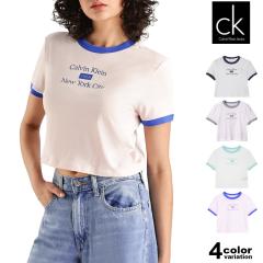 �J���o���N���C�� T�V���c ���� Calvin Klein SS DRAPEY JERSEY CROP TEE ���f�B�[�X calvin klein t�V���c �g�b�v�X 47AB802
