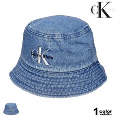 �J���o���N���C�� �o�P�b�g�n�b�g �f�j�� Calvin Klein Unisex CKJ Monogram Denim Bucket Hat ���m�O�������S �o�P�n �n�b�g �X�q ����
