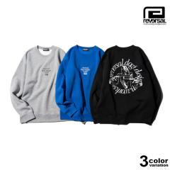 �y�݌ɏ����z���o�[�T�� reversal �g���[�i�[ �N���[�l�b�N �X�E�F�b�g ���N�� �T�[�N�� ���S �O���t�B�b�N reversal CIRCLE LOGO FLEECE