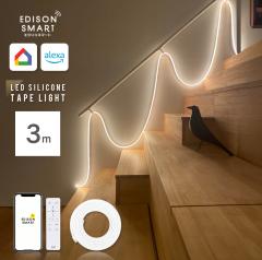 3m �G�W�\���X�}�[�g LED �V���R�� �e�[�v���C�g �V���R���`���[�u���C�g ���C���Ɩ� Wi-Fi �A�v���Ή� �������� �A���N�T�Ή� Google Ho