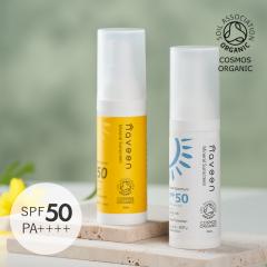 naveen�i���B�[�� �~�l�����T���X�N���[�� SPF50 PA++++ 30ml ���Ă��~�� �m���P�~�J�� �q�� �� ���ω��n COSMOS ORGANIC �E�H�[�^�[�v��