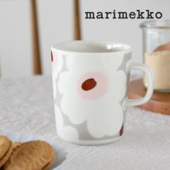 �ySALE 15%OFF�z�y���K�i�z�y���{����zmarimekko / �}�����b�R Unikko�i�E�j�b�R�j �}�O 250ml �J���[80 ���C�g�O���[ �R�[�q�[ 2025�t