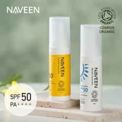 NAVEEN�i�i���B�[���j �~�l�����T���X�N���[�� SPF50 PA++++ 30ml ���Ă��~�� �m���P�~�J�� �q�� �� ���ω��n COSMOS ORGANIC �E�H�[�^�[