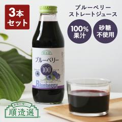 �y3�{�Z�b�g�z�����I �u���[�x���[100 �X�g���[�g�W���[�X 500ml �ʎ��܂邲�� �u���[�x���[�W���[�X 100% �h�����N �ۑ������Y�� ������