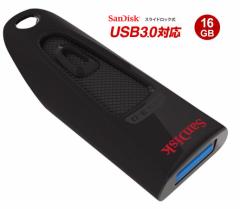 16GB TfBXN USB[ 16GB USB Flash Drive USB3.0Ή 130MB/s Ultra SDCZ48-016G-U46 f[^]
