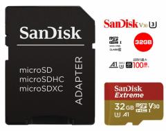 32GB TfBXN 32GB microSDHCJ[h 100MB/s U3 V30 A1Ή SDA_v^t SanDisk Extreme X}zɂ SDSQXAF-032-GN6MA