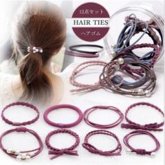 heyep(ヘイップ)/Cat＆Metal Parts Hair Ties - 3 Piece Set(キャット