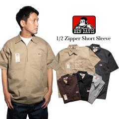 �x���f�C�r�X BEN DAVIS ���� 1/2�W�b�v ���[�N�V���c �A�����J���ʃ��f�� �b �����Y S-XXL �R�b�g�� �|���G�X�e�� ���a�c�C�� �v�����e