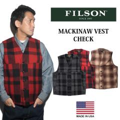 tB\ FILSON }bL[m E[ xXg `FbNb Y AJ MACKINAW WOOL VEST MADE IN USA o[WE[100 ϕ 