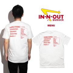 �C���A���h�A�E�g�o�[�K�[ ���� T�V���c ���j���[ �z���C�g �b �����Y S-XXL In-N-Out Burger �����nT�V���c �C�O�����t��