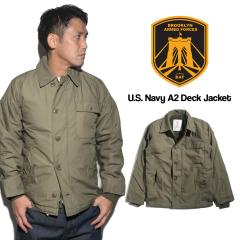 �u���b�N�����A�[���h�t�H�[�X BROOKLYN ARMED FORCES �ĊC�R A-2 �f�b�L�W���P�b�g �b �����Y S-XL NAVY ���{�A �R�b�g��