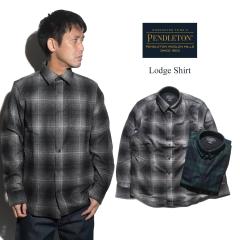 �y���h���g�� PENDLETON ���� �E�[���V���c�@�N���b�V�b�N ���b�W�V���c �b CLASSIC LODGE SHIRT �`�F�b�N�V���c