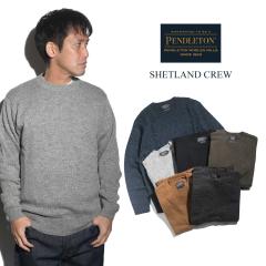 �y���h���g�� PENDLETON �E�[�� �Z�[�^�[ �V�F�b�g�����h �N���[�l�b�N �b �Z�[�^�[ �����Y �u�����h SHETLAND CREWNECK ��� �V�F�b�g��