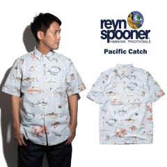 ���C���X�v�[�i�[ REYN SPOONER �p�V�t�B�b�N�L���b�` �A���n�V���c �b �����Y S M L XL XXL XXXL ���� ���� ���o�[�X�v�����g �{�^���_