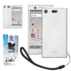 Xperia XZ1 Compact SO-02K �P�[�X �N���A�P�[�X �Ռ��z�� ���� �N���A �G�N�X�y���AXZ1 Compact �X�}�z�P�[�X shizukawill �V�Y�J�E�B��