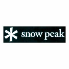 Xm[s[N SXebJ[ AX^XNM NV-007 Snow Peak Logo Sticker AsteriskMy䂤pPbgsz