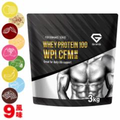 グロング WPI プロテイン ホエイプロテイン 3kg 風味付き CFM製法 ビタミン11種配合 国内製造 GronG