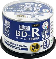 ソニー ブルーレイディスク R4倍速1層 Vシリーズ 25BNR1VLPS4 25枚入